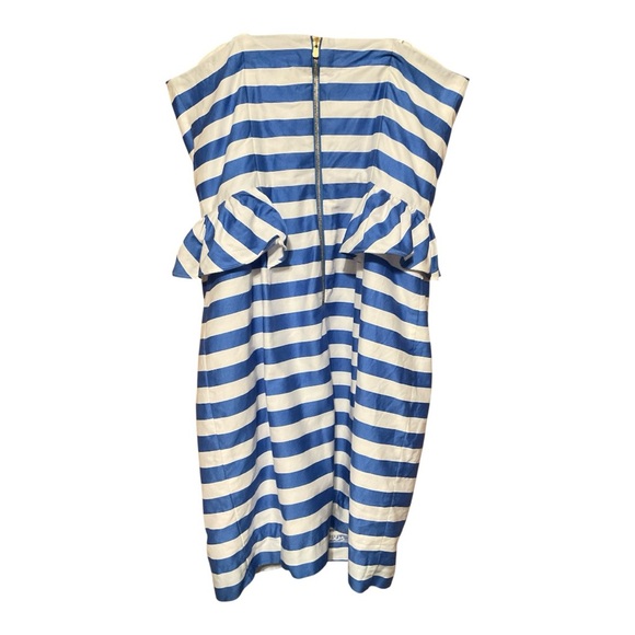 Lilly Pulitzer Maybell Striped Peplum Dress Size 4 - Picture 3 of 6